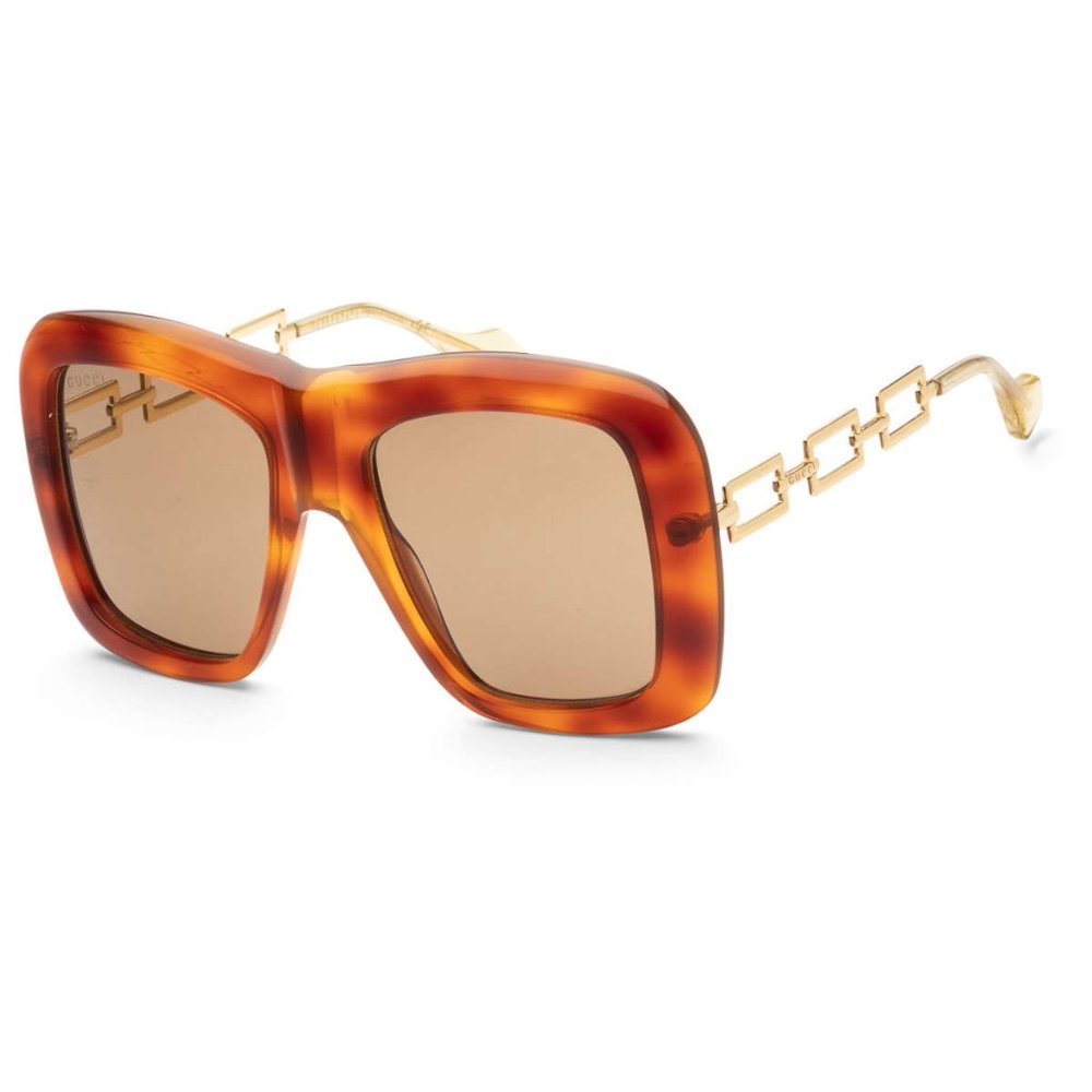 Gucci Novelty Havana Brown Sunglasses